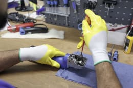 Lifestyle: Keron Handschuhe Flexline Polyester-Feinstrick, nitrilbeschichtet
