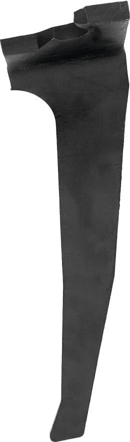 Produktbild: Maschio Kreiseleggenzinken Quick Fit rechts 320 x 15 mm ohne Bohrung, für Kreiselegge DM Rapido, M36100227R