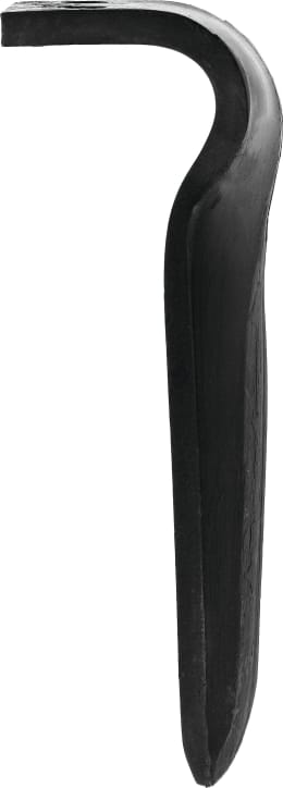 Produktbild: Maschio Kreiseleggenzinken 280 x 12 mm, gebogene Metallzinke mit Befestigungsende