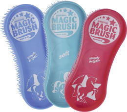 Produktbild: MAGIC BRUSH® Pferdebürstenset Jellyfish für die Pflege von Körper, Kopf, Bein und Huf
