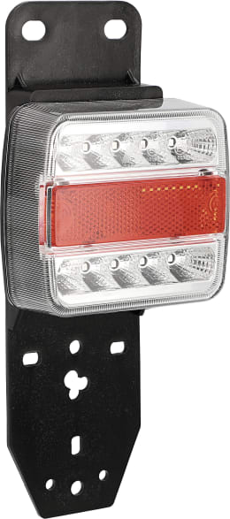 Produktbild: LED-Rückleuchtensatz mit Schluss-, Brems-, Blink-, Kennzeichenlicht, ohne Steckdose und Schlagschutz