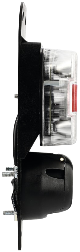 Produktbild: LED-Rückleuchtensatz mit Schluss-, Brems-, Blink-, Kennzeichenlicht, mit Steckdose, ohne Schlagschutz