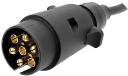 Produktbild: LED-Rückleuchtensatz mit Schluss-, Brems-, Blink-, Kennzeichenlicht, mit Steckdose und Schlagschutz