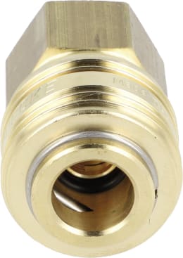 Produktbild: Druckluftmuffe G 3/8-19 IG, Euro NW 7,2, Messing