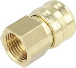Produktbild: Druckluftmuffe G 1/2-14 IG, Euro NW 7,2, Messing
