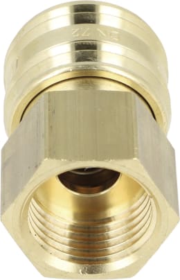 Produktbild: Druckluftmuffe G 1/2-14 IG, Euro NW 7,2, Messing