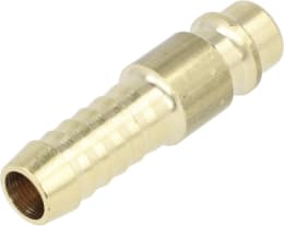Produktbild: Druckluftstecker Ø 9 mm, NW, Messing, mit Schlauchtülle