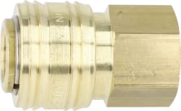 Produktbild: Druckluftmuffe M 18 x 1,5 IG, Euro NW 7,2, Messing