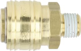 Produktbild: Druckluftmuffe G 1/4-19 AG, Euro NW 7,2, Messing