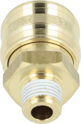 Produktbild: Druckluftmuffe G 1/4-19 AG, Euro NW 7,2, Messing