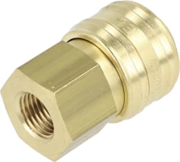 Produktbild: Druckluftmuffe G 1/4-19 IG, Euro NW 7,2, Messing