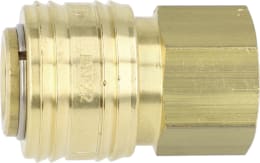 Produktbild: Druckluftmuffe G 1/4-19 IG, Euro NW 7,2, Messing