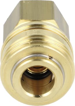 Produktbild: Druckluftmuffe G 1/4-19 IG, Euro NW 7,2, Messing