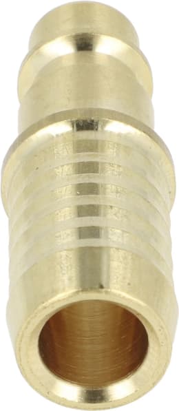 Produktbild: Druckluftstecker Ø 13 mm, NW, Messing, mit Schlauchtülle