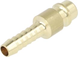 Produktbild: Druckluftstecker Ø 6 mm, NW, Messing, mit Schlauchtülle