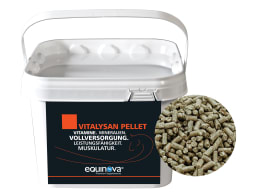 Produktbild: Equinova Vitalysan Pellet Mineralfutter mit essentiellen Aminosäuren 3 kg Eimer