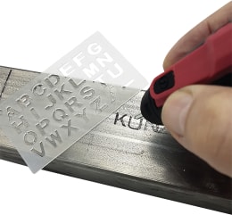 Technische Zeichnung: KUNZER Akku-Gravierstift für das Gravieren und Kennzeichnen von Stahl, Holz, Kunststoff, Stein