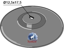 Produktbild: NIAUX 200 Säscheibe 341 x 3 mm, gerade, glatt, für Sämaschine John Deere 740 A
