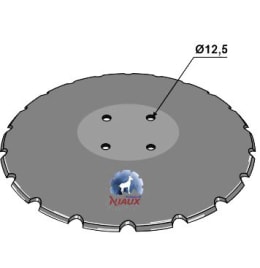 Produktbild: NIAUX 200 Eggenscheibe 510 x 5 mm, LK 98 mm, gewölbt, gezahnt, für Vogel & Noot