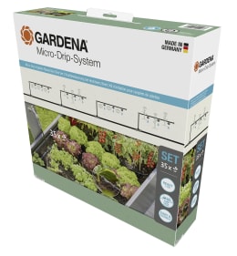 Produktbild: GARDENA Micro-Drip-System Tropfbewässerung Set Hochbeet/Beet (35 Pflanzen) -Aktion Typ 13455-32