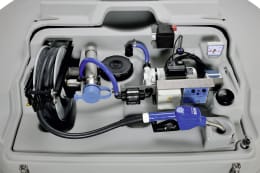 Produktbild: Cemo AdBlue-Tankanlage 5.000 l mit 230 V-Pumpe, Schlauchaufroller und Zapfpistole