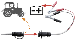 Produktbild: Cemo Stecker 3-polig 6 – 24 V, für Tankanlage DT-Mobil Easy