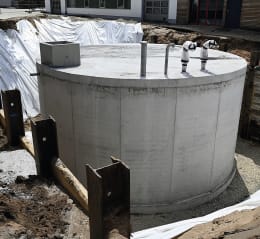 Lifestyle: Wasserbehälter aus Beton