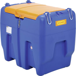 Produktbild: Cemo Tankanlage Blue-Mobil Easy 620 l für AdBlue, blau mit gelbem Deckel, mobil