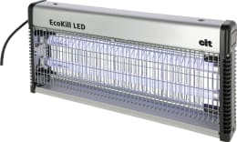 Produktbild: KERBL Fliegenvernichter EcoKill LED 2 x 7 W UVA-LED, blau, max. 150 m², Aluminiumgehäuse