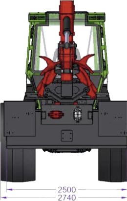 Produktbild: Noe Forsttraktor NF 170-4R 4-Rad