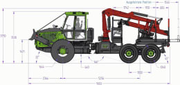 Detailbild: Noe Forsttraktor NF 210-6R 6-Rad