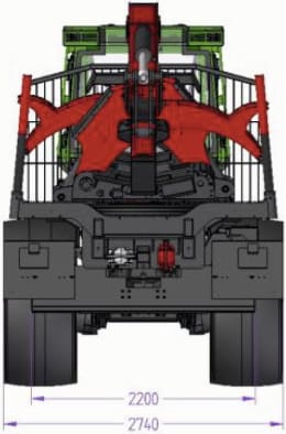 Produktbild: Noe Forsttraktor NF 210-6R 6-Rad