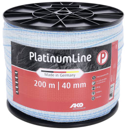 Produktbild: Ako Breitband PlatinumLine 40 mm/200 m, weiß, blau, 442822