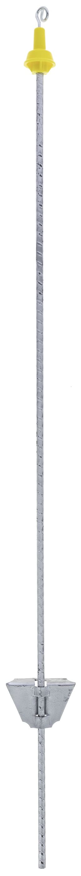 Produktbild: Ako Zaunpfahl Profi 1,08 m Federstahl silber, oval, Drahtöse