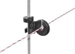 Produktbild: Ako Zaunpfahl Profi 1,08 m Federstahl silber, oval, Drahtöse