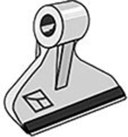 Technische Zeichnung: Industriehof® Hammerschlegel 137 x 40 mm, Ø 16,5 mm, für Mulcher Berti, Girax, Herder, Müthing