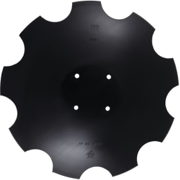 Produktbild: NIAUX 200 Eggenscheibe 510 x 5 mm, LK 120 mm, gewölbt, gezahnt, flacher Ansatz, für Amazone