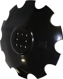 Produktbild: NIAUX 200 Eggenscheibe 560 x 4 mm, LK 1 80 mm/LK 2 110 mm, gewölbt, gezahnt, mit flachem Ansatz, für Agrisem