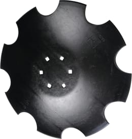 Produktbild: NIAUX 200 Eggenscheibe 460 x 5 mm, LK 100 mm, gewölbt, gezahnt, flacher Ansatz, für Kuhn