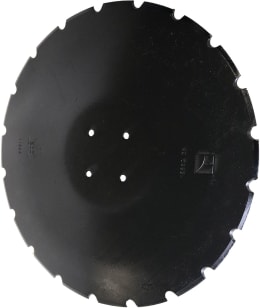 Produktbild: NIAUX 200 Eggenscheibe 460 x 4 mm, LK 120 mm, gewölbt, gezahnt, flacher Ansatz, 20 Zähne, für Amazone/BBG