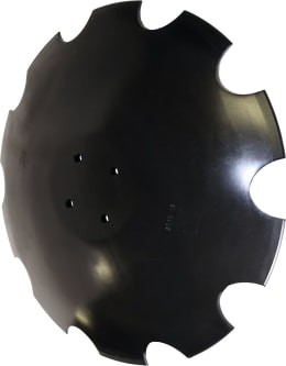 Produktbild: NIAUX 200 Eggenscheibe 610 x 5 mm, LK 110 mm, gewölbt, gezahnt, flacher Ansatz, für Agrisem