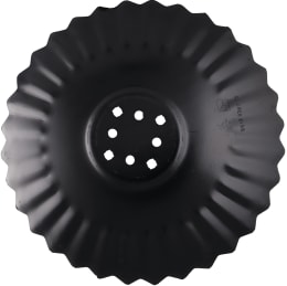 Produktbild: NIAUX 200 Eggenscheibe 560 x 5 mm, LK 80/110 mm, gewölbt, gewellt, gezahnt, für Agrisem