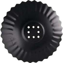 Produktbild: NIAUX 200 Eggenscheibe 610 x 5 mm, LK 80/110 mm, gewölbt, gewellt, gezahnt, für Agrisem
