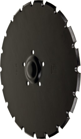 Produktbild: NIAUX 200 Säscheibe 410 x 5 mm, LK 104 mm, gerade, gezahnt, für Sämaschine Väderstad Rapid 300, 400, 600, 800