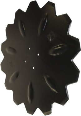 Produktbild: NIAUX 200 Sechscheibe 500 x 5 mm, LK 100 mm, gerade, gezahnt, für Kverneland