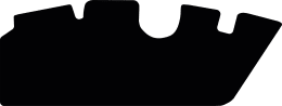 Produktbild: Fußmatte Velours schwarz, für Claas Mähdrescher Evion, ab Bj. 24