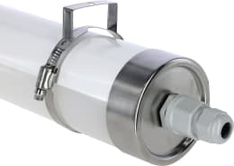 Produktbild: KERBL LED-Feuchtraumleuchte FarmTUBE mit Metallbügel und Kabelanschluss, dimmbar
