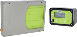 Produktbild: SmartCoop Hühnerklappe horizontal, mit Zahnstangenantrieb, für Geflügelställe, mit Steuerung