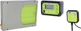 Produktbild: SmartCoop Hühnerklappe horizontal, mit Zahnstangenantrieb, für Geflügelställe, mit Steuerung und WLAN-Modul