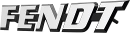 Produktbild: Fendt Markenemblem FENDT silber, schwarz 320 x 55 mm, für Kühlergrill Traktor